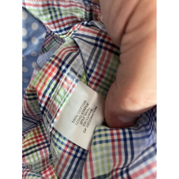 Tailorbyrd Collection Men's L Multicolor Plaid Long Sleeve Button Down Shirt - Picture 4 of 5